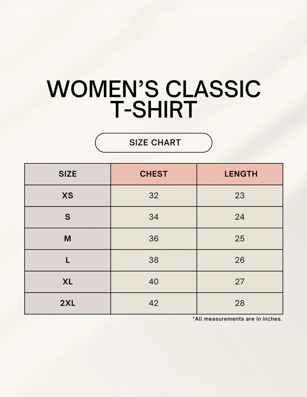 Women's Classic T-Shirt.