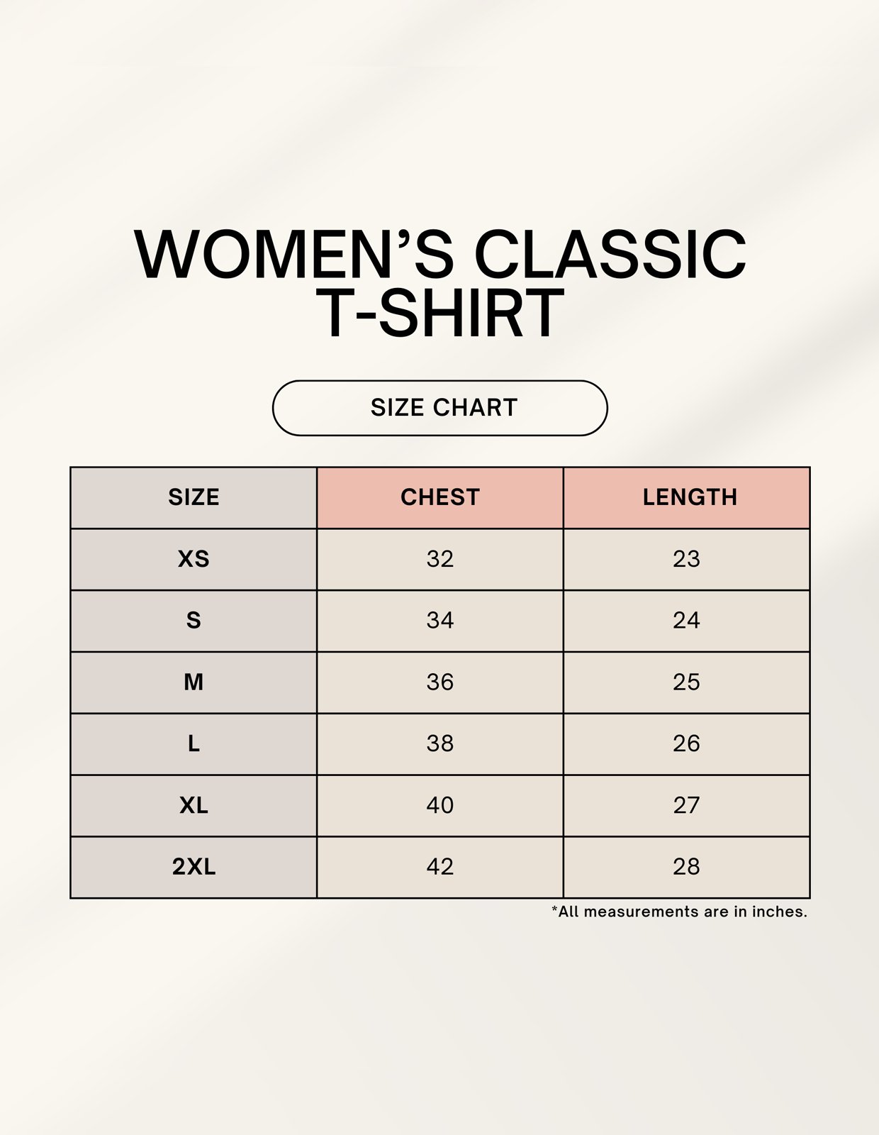 Women's Classic T-Shirt.