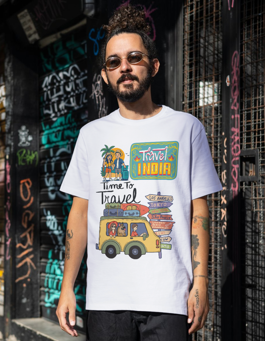 Travel india Unisex Oversized T-Shirt