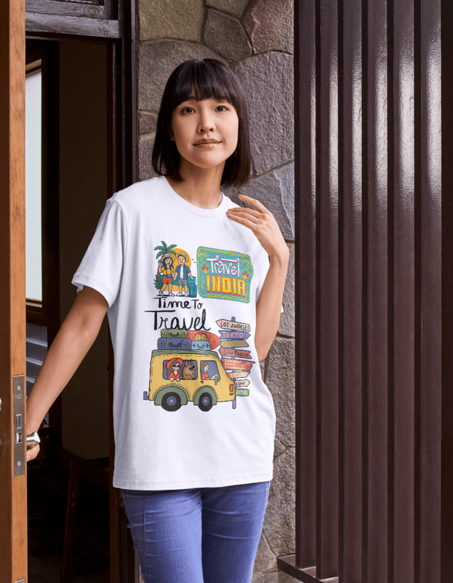 Travel india Unisex Oversized T-Shirt