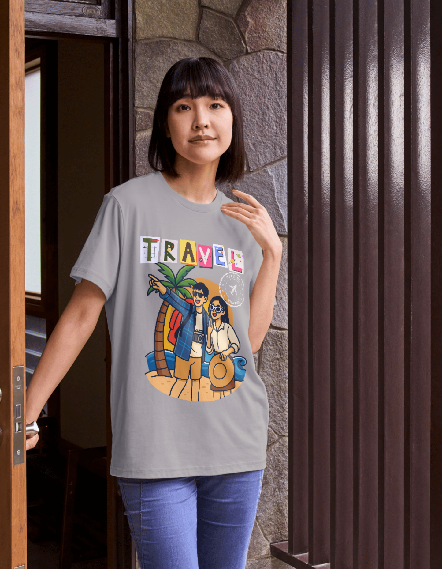Travel Unisex Oversized T-Shirt