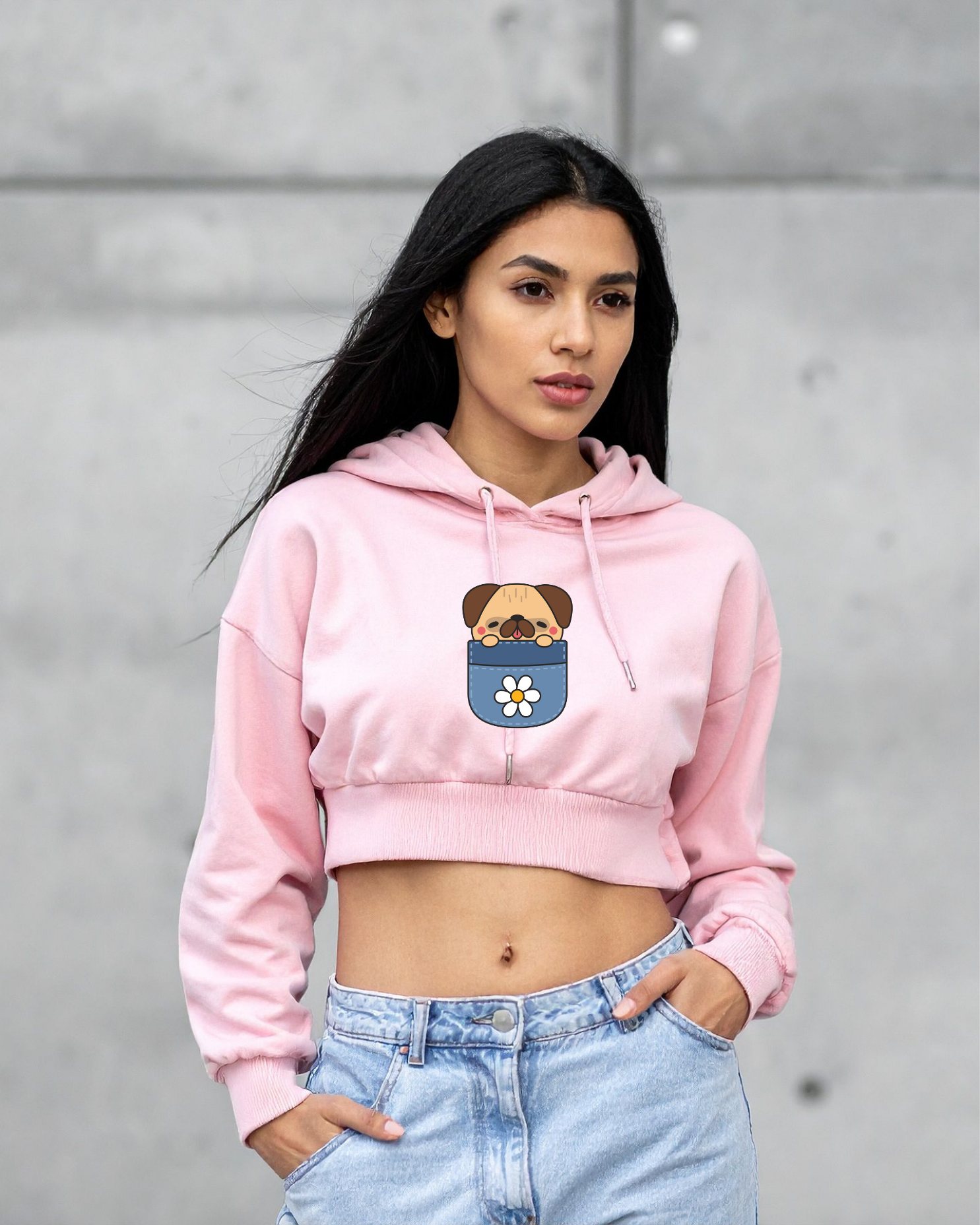 Women's Cropped Hoodie
