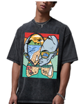 Unisex Acid Washed Oversized Tee