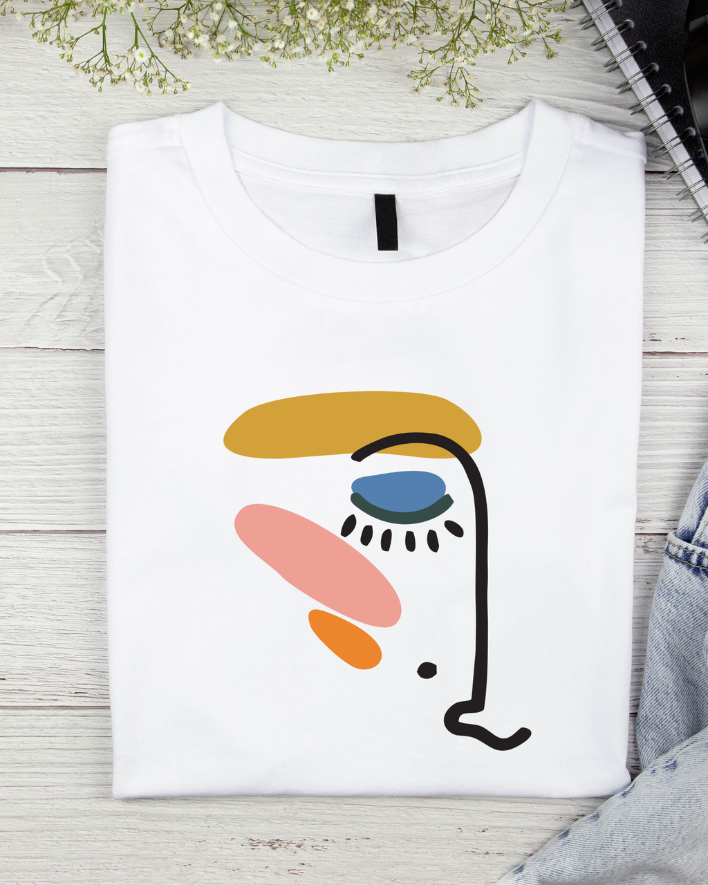 Unisex Oversized Classic T-Shirt/Minimalist Abstract design