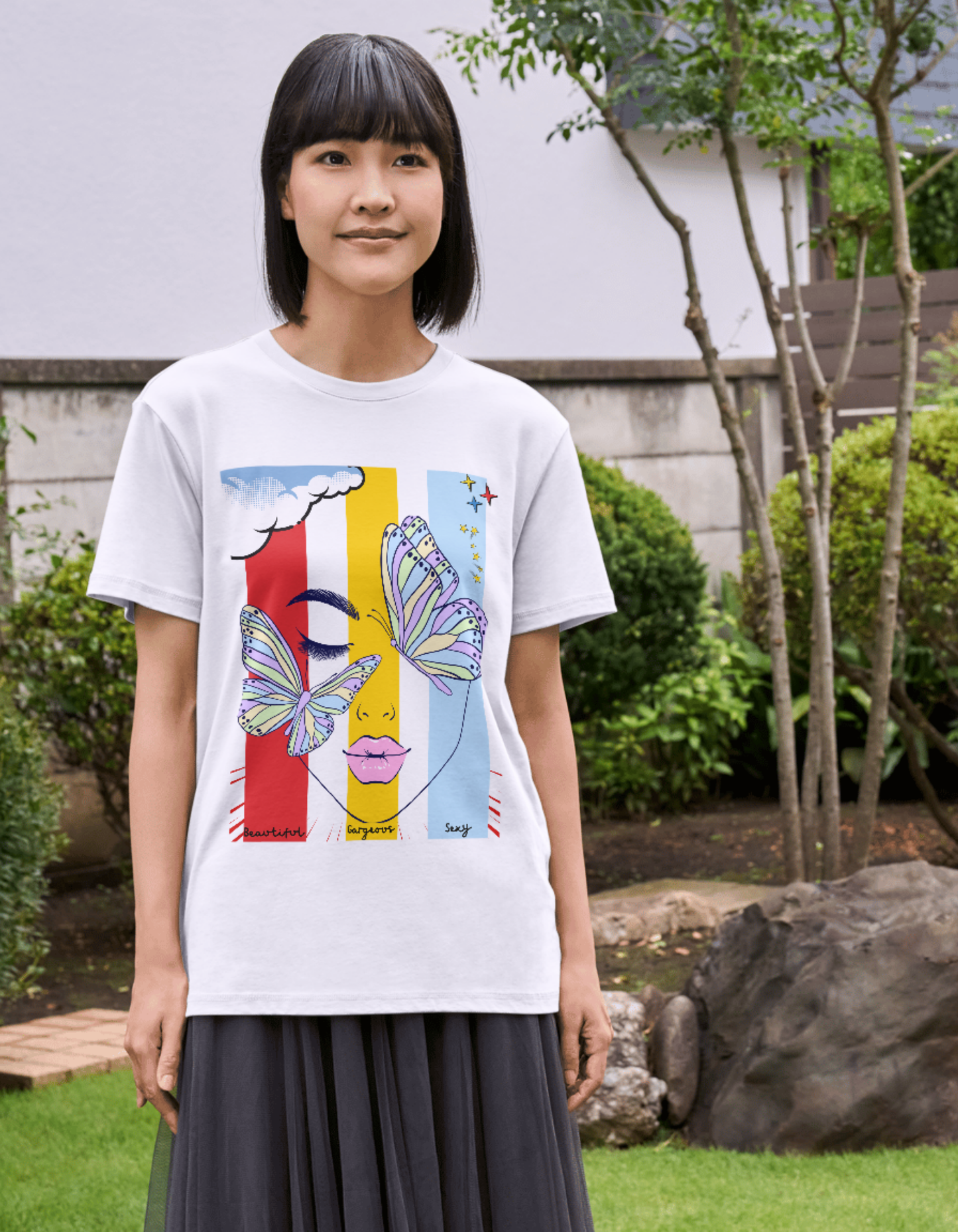 Abstract Design women's Oversized T-Shirt