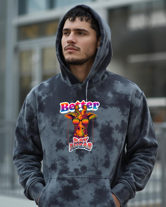 Better Day- men's acid wash hoodie