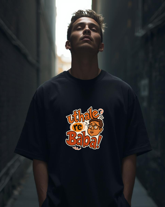 Uthale re baba  men's Oversized T-Shirt