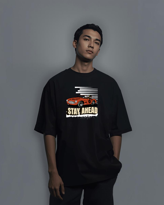 Stay Ahead Men's Oversized T-Shirt