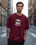 Buddhi ta besi panda version unisex oversized T-Shirt