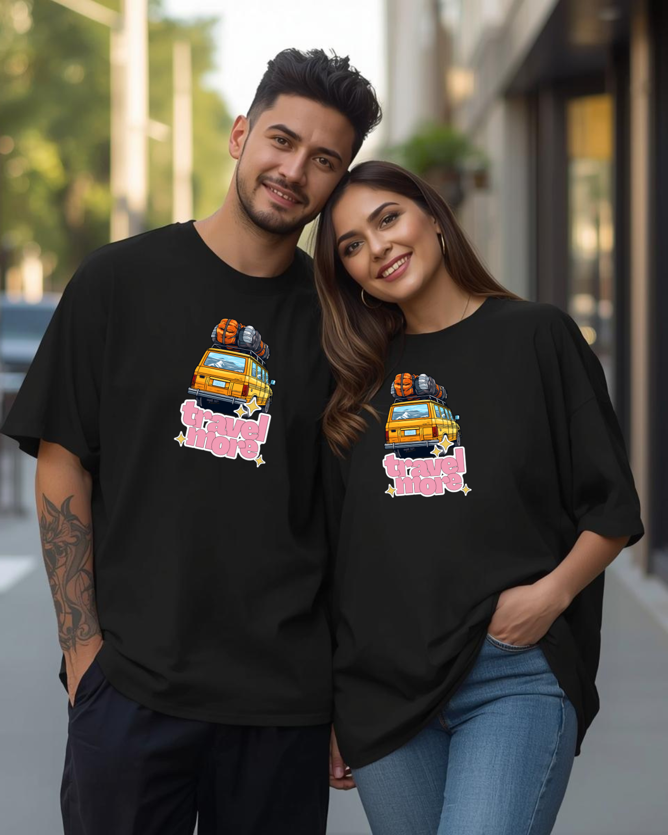 Travel More Unisex Oversized T-Shirt